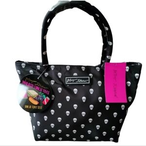 Betsey Johnson Skulls Insulated Lunch Bag Purse Satchel Tote Cooler